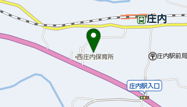 西庄内児童クラブの地図画像