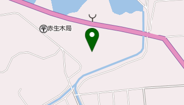 赤生木地区公民館の地図画像