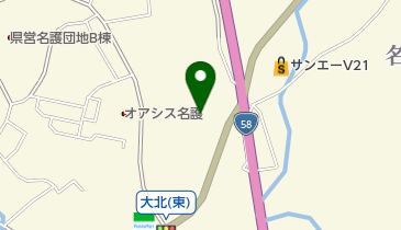 福地ダム管理支所の地図画像