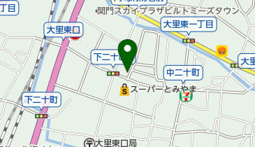 美容室セレーノ門司下二十町店の地図画像
