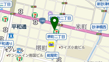 パーティー小倉店の地図画像