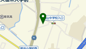 久留米市 御井校区コミュニティセンターの地図画像