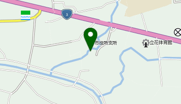 八女市役所 教育部 教育研究所の地図画像