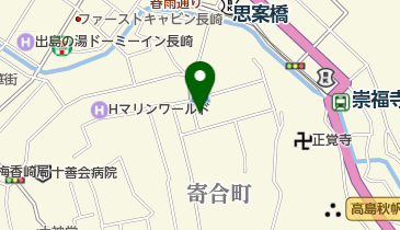 中古楽器堂思案橋店の地図画像