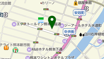株式会社荒井製作所熊本駐在所の地図画像