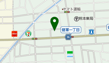東洋羽毛販売株式会社熊本事業所の地図画像