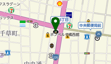 コムロ美容外科の地図画像