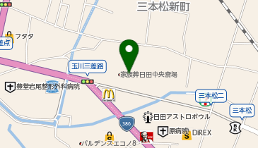 日田家具工業会の地図画像