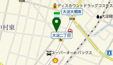 バーバーニコニコの地図画像