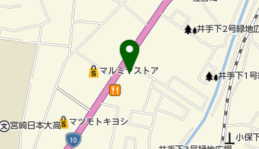 サンヴィータ美容室の地図画像