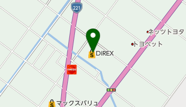 まつや青果の地図画像