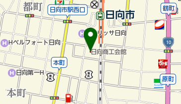 アクサ生命保険株式会社日向営業所の地図画像