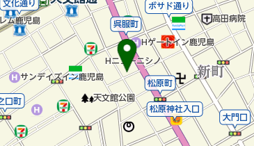 植田理容所の地図画像