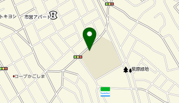 鹿児島市役所こども未来局児童クラブ紫原第三児童クラブの地図画像
