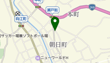 大洋ドライ 朝日町店の地図画像