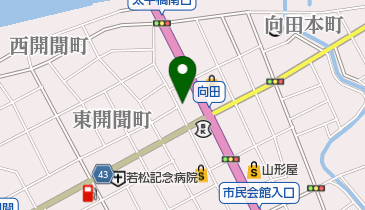 イザカヤKの地図画像