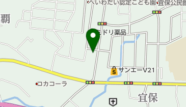 風の動物病院の地図画像