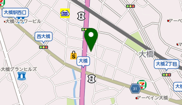 肉のヒサダヤ大橋店の地図画像