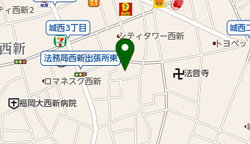 西新しばた整骨院の地図画像
