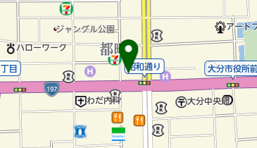 ECCジュニア大分センターの地図画像