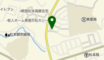 まつもと学童クラブの地図画像