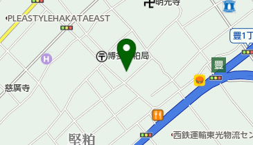 飛来神社の地図画像