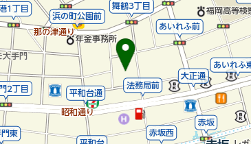 福岡出入国在留管理局の地図画像