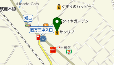 井筒屋直方ショップの地図画像