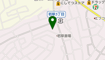 レインボー若草の地図画像