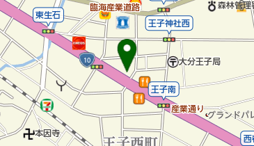 株式会社有薗製作所大分営業所の地図画像