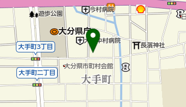 大分合同新聞 大手長浜町プレスセンターの地図画像