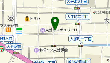 アーペーセー(A.P.C.)大分の地図画像