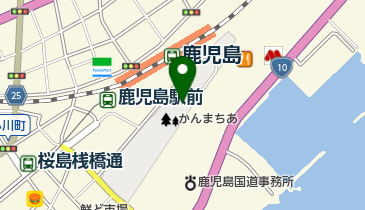 鹿児島市役所 建設局 都市計画部 市街地まちづくり推進課 かんまちあ管の地図画像