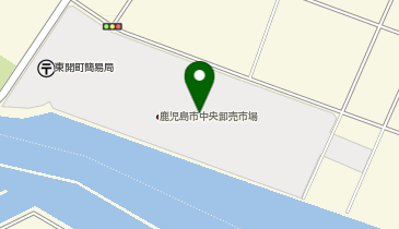 鹿児島市役所産業局中央卸売市場青果市場の地図画像