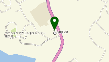 鹿児島市役所 東桜島合同庁舎の地図画像