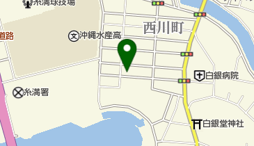 喜屋武岬ダイビングサービスかりゆしの地図画像