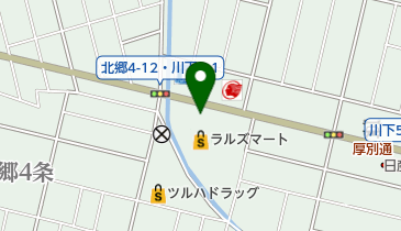 フラワーショップいしざか ラルズマート新ほくと店の地図画像