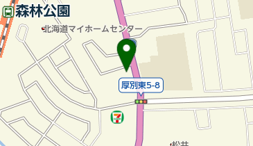 森林公園どうぶつ病院の地図画像