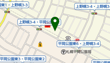 マザーズ札幌上野幌店の地図画像