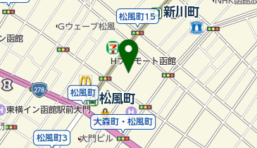 成田山函館別院の地図画像