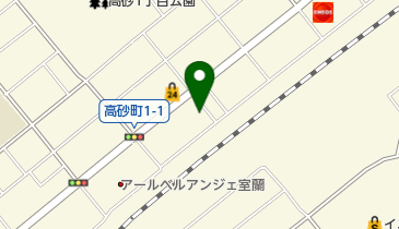 蘭体操クラブの地図画像