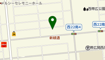 22条動物病院の地図画像