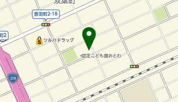 グループホームほのぼの音羽の地図画像