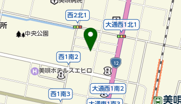 センター薬局美唄中央店の地図画像