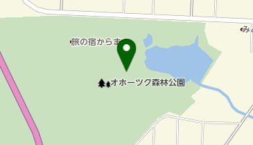 紋別市森林公園管理室の地図画像