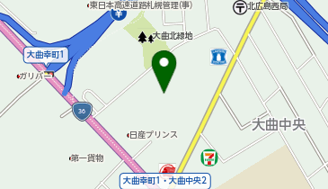 北海道重建機工株式会社の地図画像