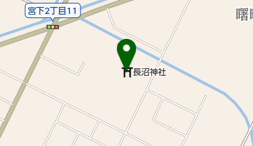 長沼神社の地図画像