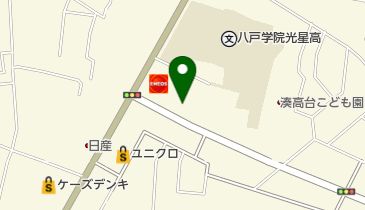 ヘアーメイクモンブランの地図画像