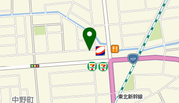 ガレージ107の地図画像