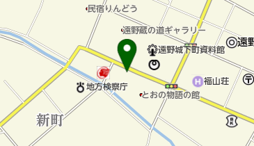 明治安田生命保険相互会社盛岡支社遠野営業所の地図画像